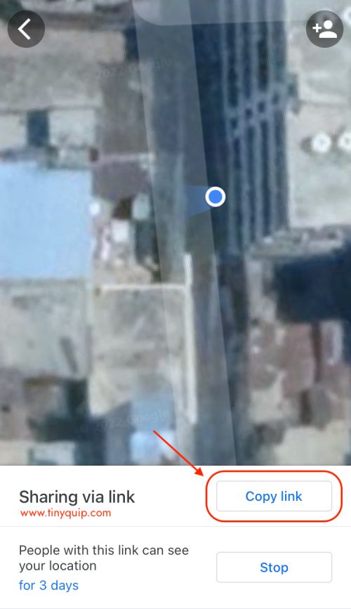 Send location on WhatsApp