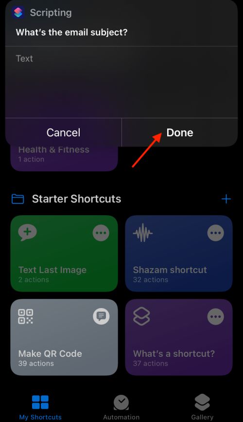 Create QR Code on iPhone