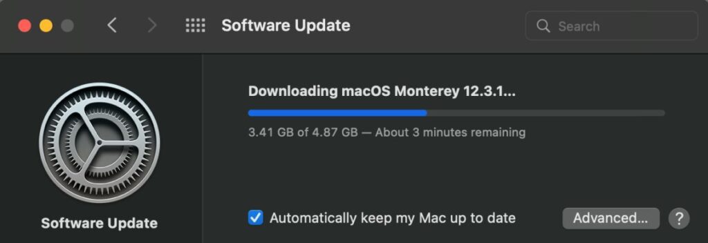 Software Update your Mac