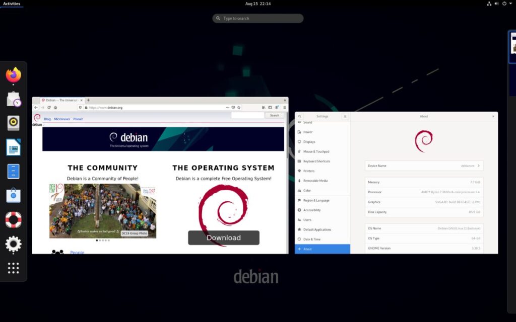Debian GNU Linux Distribution