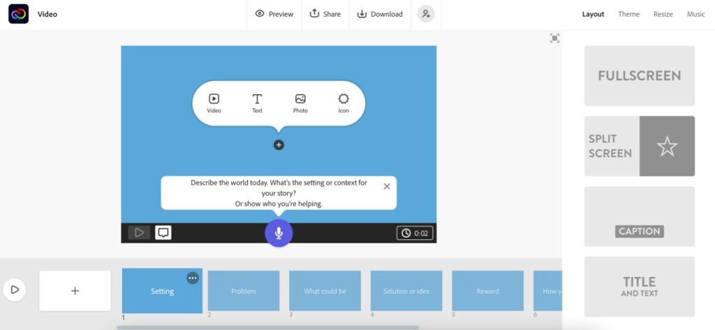 How to create videos on Adobe Express