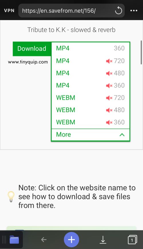 Download high quality YouTube Videos on iPhone