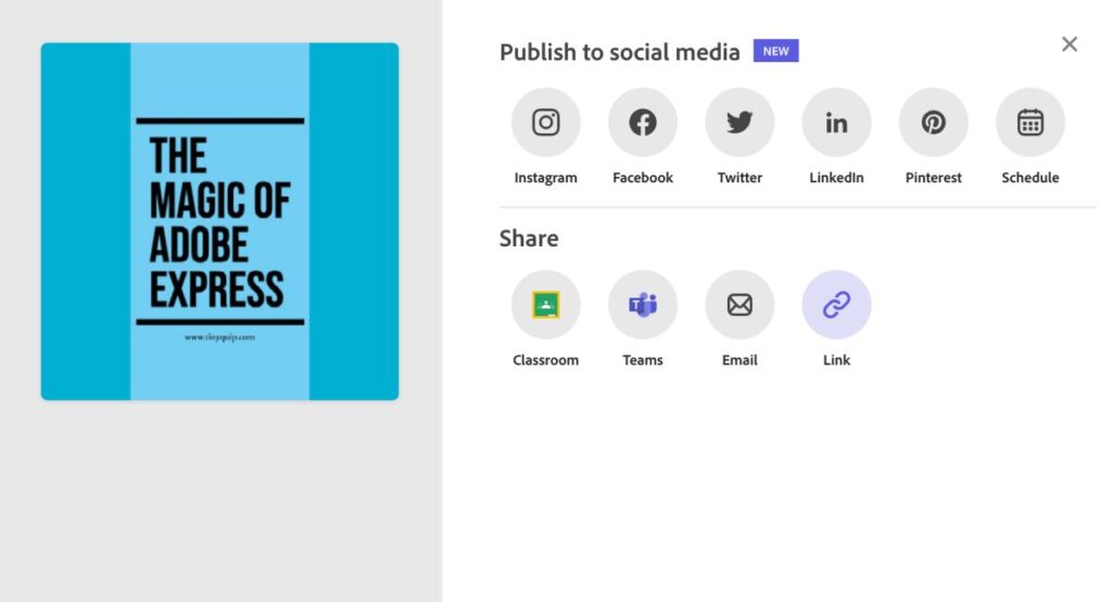 Create Posts for Social Media using Adobe Express