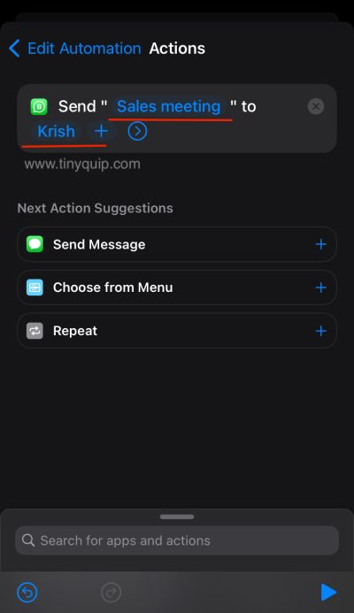 Send messages later on WhatsApp