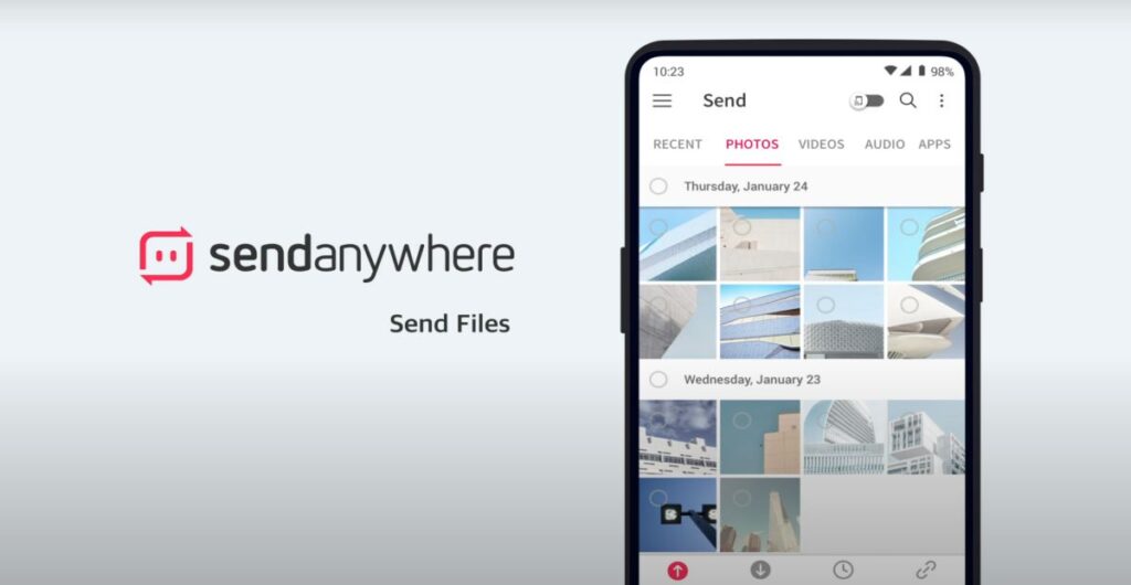 Send Anywhere File Sharing on Android and Windows like Pushbullet