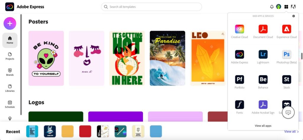 Adobe Express Design Tool
