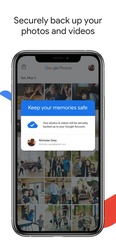 Backup Google Photos on iOS