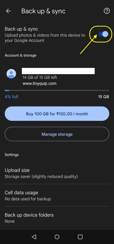 Photos and Videos not backing up or uploading on Google Photos