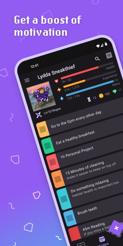 Habitica Habit Tracker App