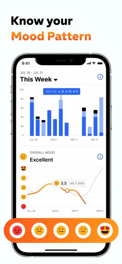 Habitify Mood and Habit Tracker App
