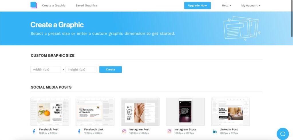 Social media designing on Snappa