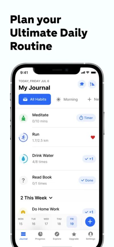 Habitify Habit Tracker for Android and iPhone