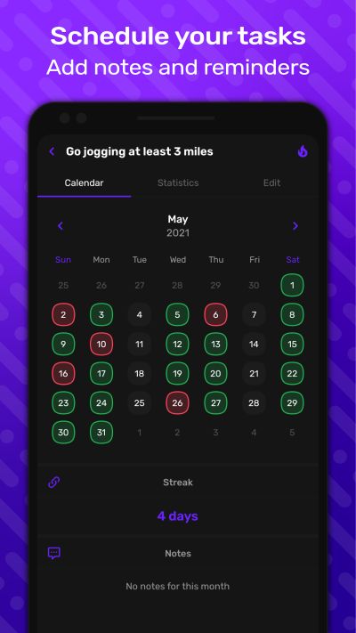 Schedule habit tasks with HabitNow