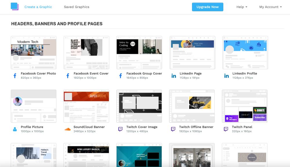 Design templates on Snappa Design Editor