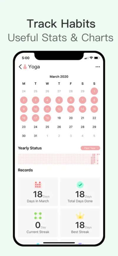 Habit tracker app for Android