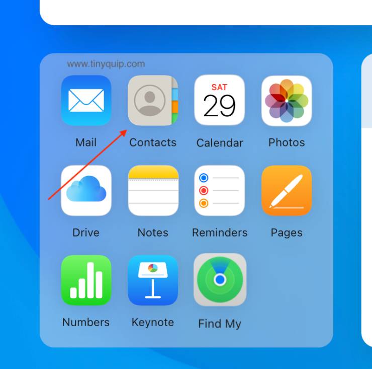 Add iCloud Contacts on Android
