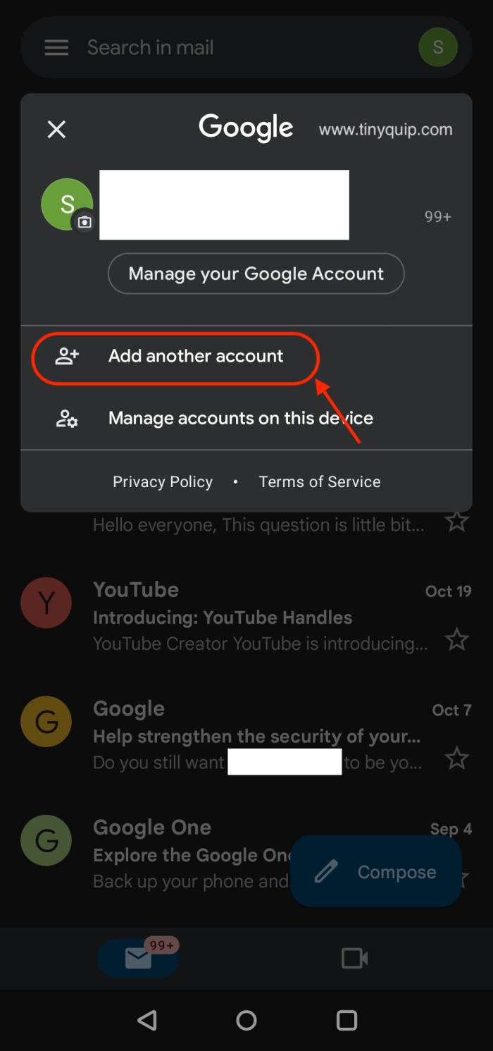 Add iCloud Email to Android Gmail App
