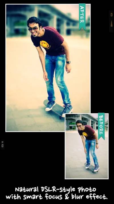 Add blur to your Photos with AfterFocus