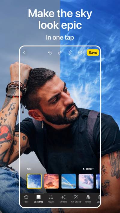 Change background of your photo