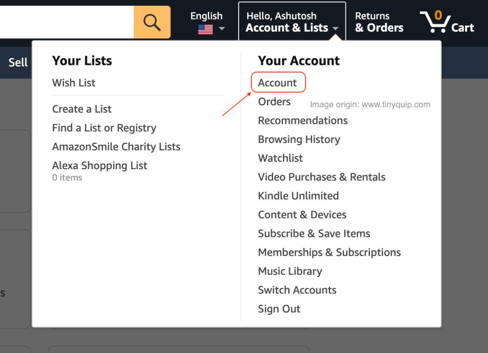 Delete Amazon Address from your Account