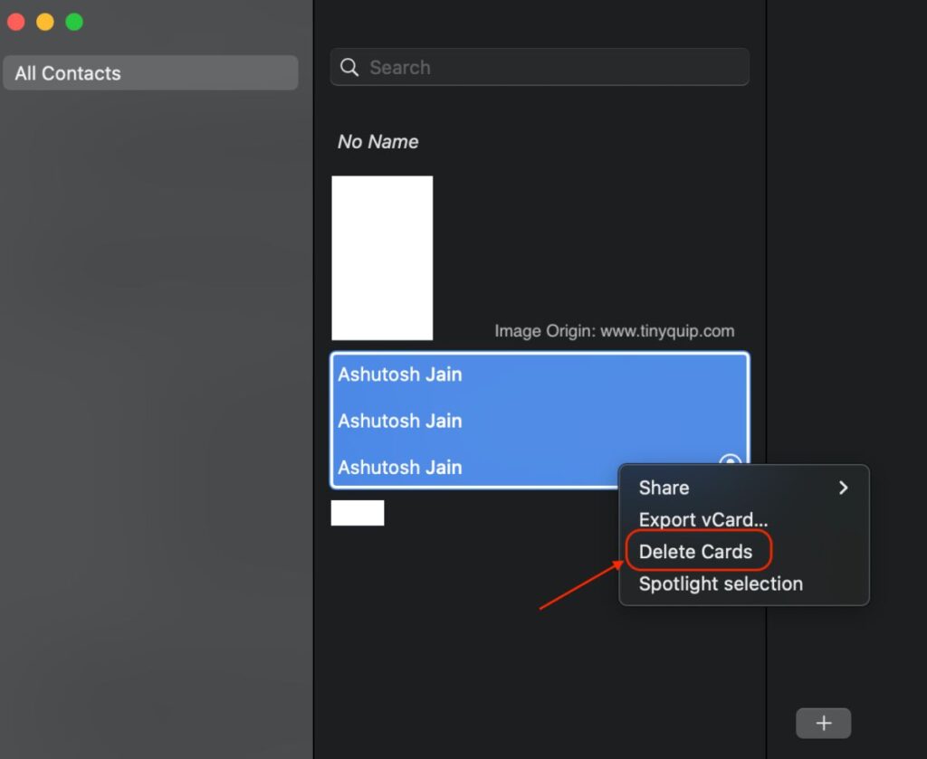 Delete multiple and duplicate contacts on iPhone using Contacts app
