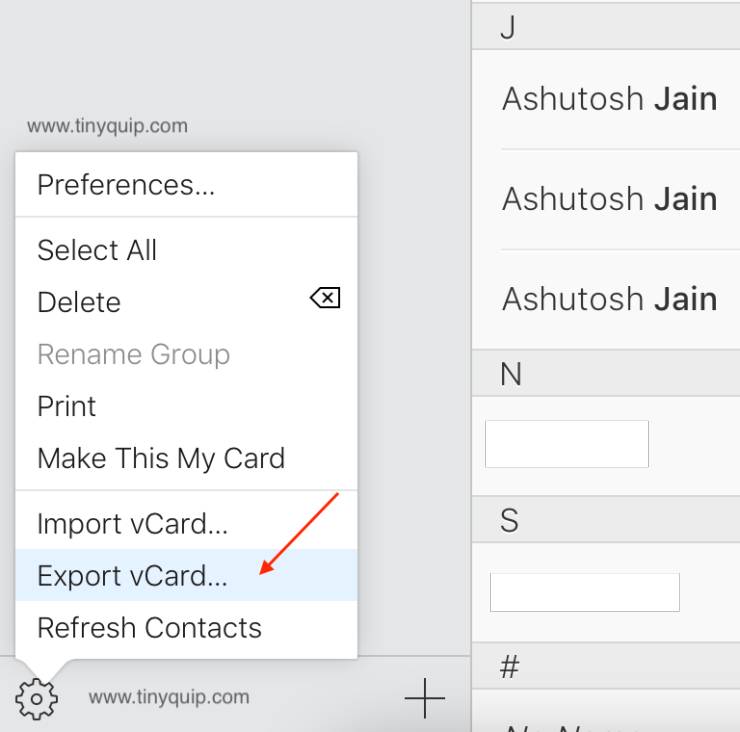 Exporting iCloud Contacts on Android