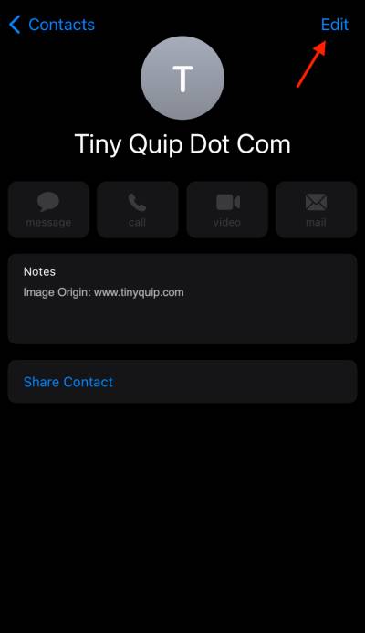 Delete contacts from iPhone