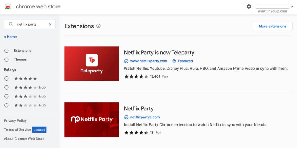 Disable Browser Extensions on Google Chrome to Resolve Netflix Error NSES-500