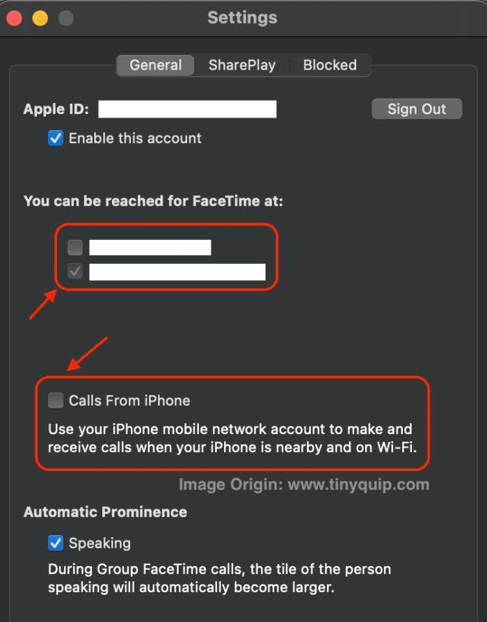 How to Disable FaceTime sync between iPhone and MacBook