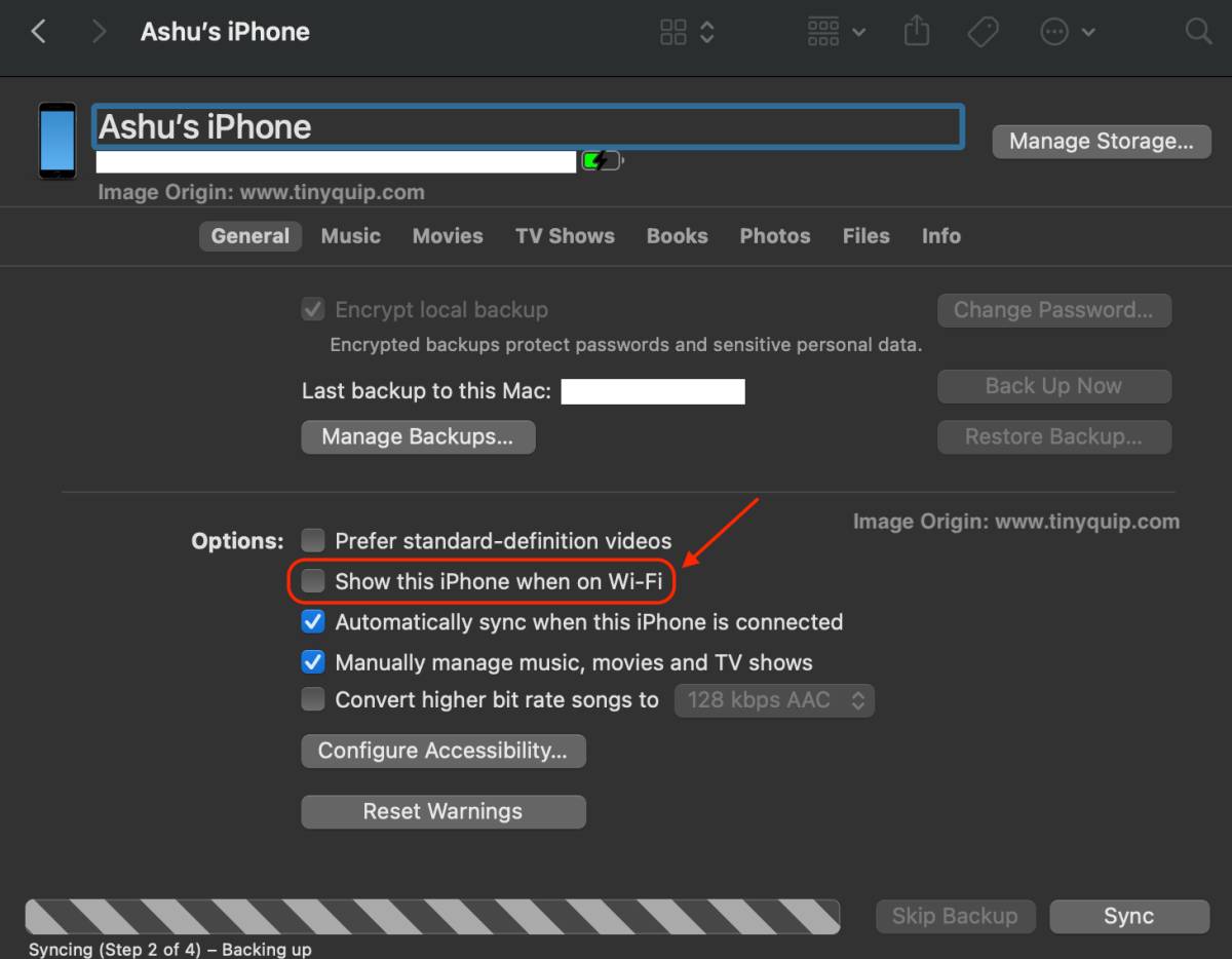 How to Disconnect iPhone from MacBook