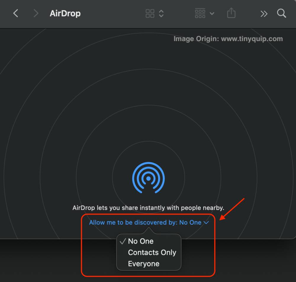 How to Remove iPhone from MacBook using the AirDrop feature