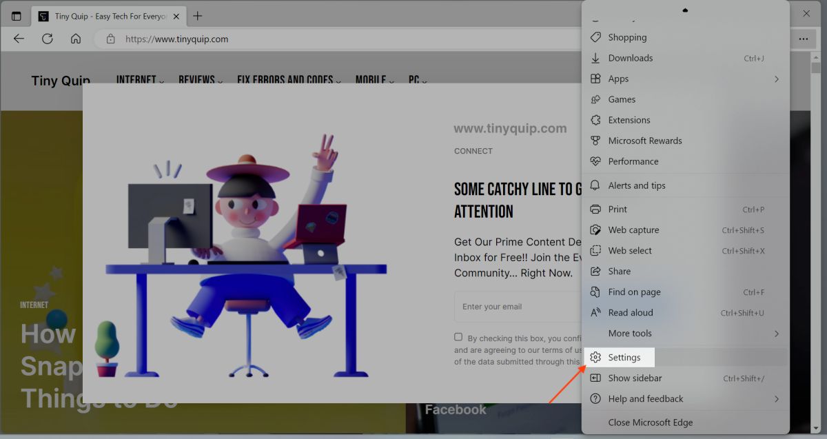Change Downloads Default Location on Windows using Microsoft Edge Browser