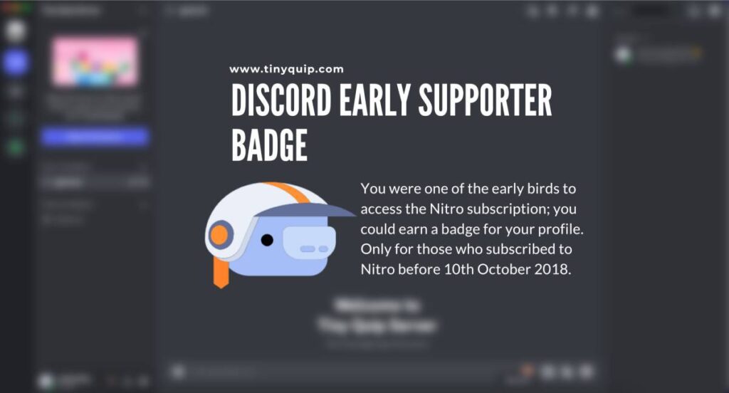 Early Supporter Badge on Discord