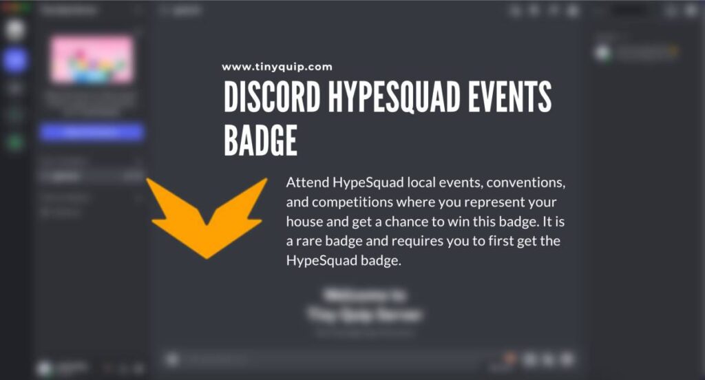 HypeSquad Events of Badge on Discord