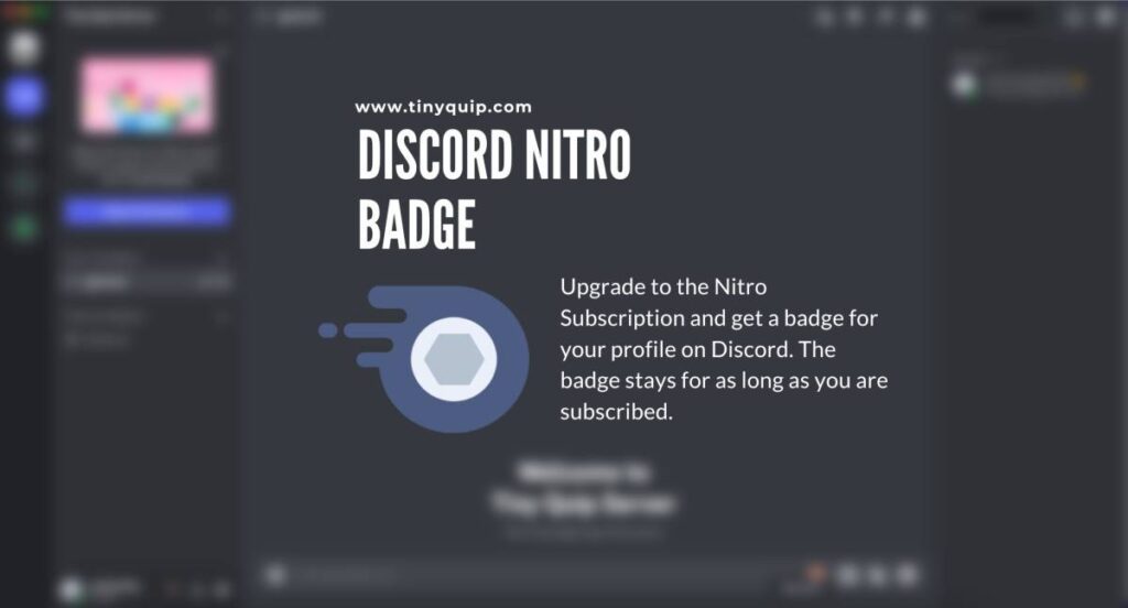 Nitro badge on Discord