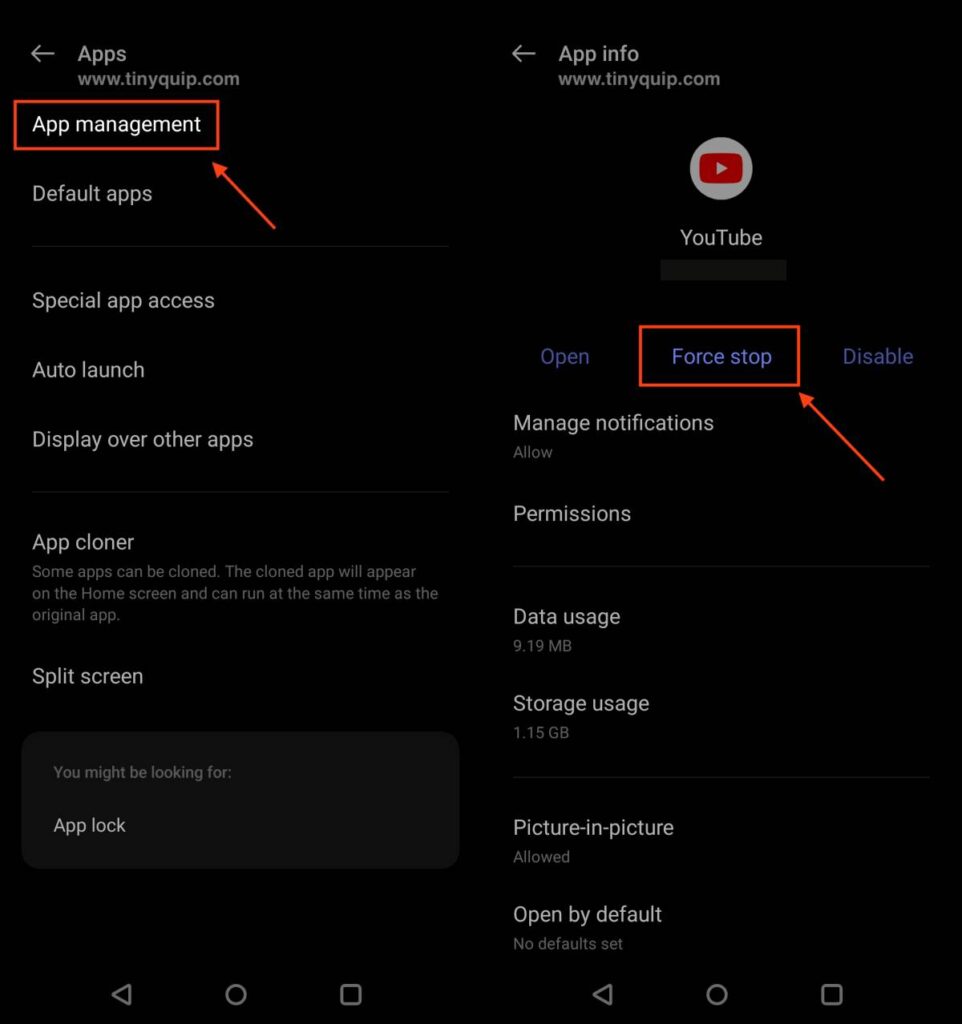 How to Force Stop YouTube App on Android Device