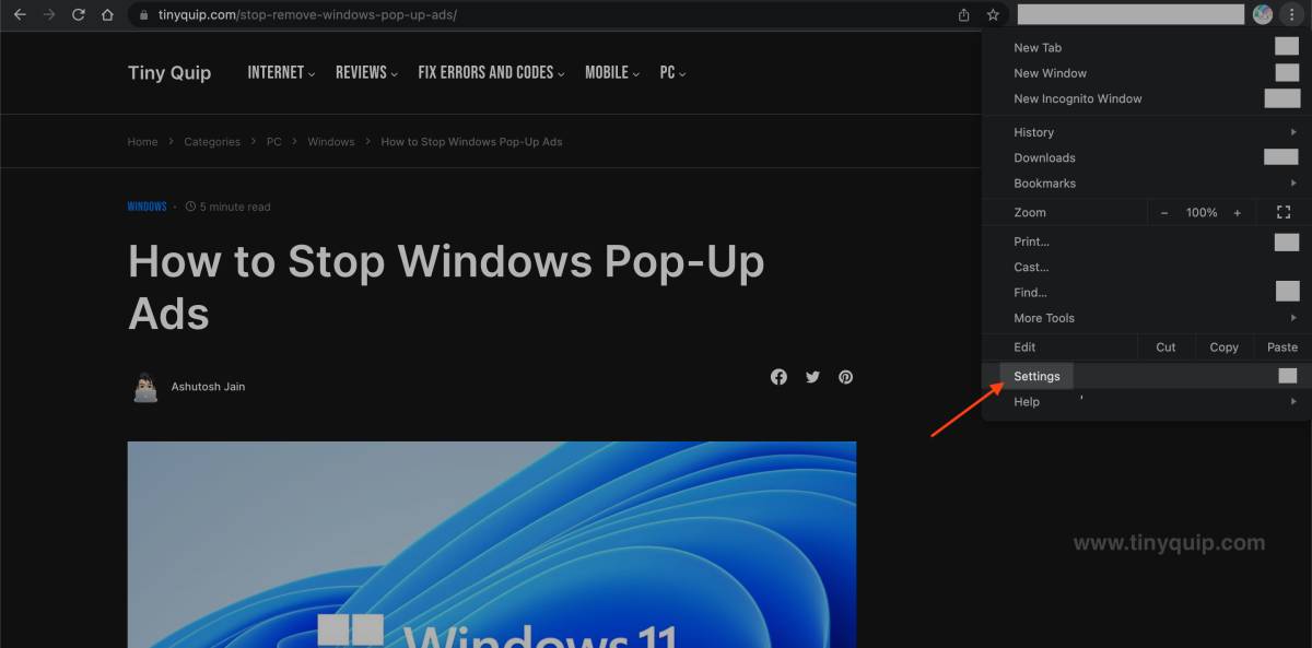 Change Downloads Folder Location in Google Chrome