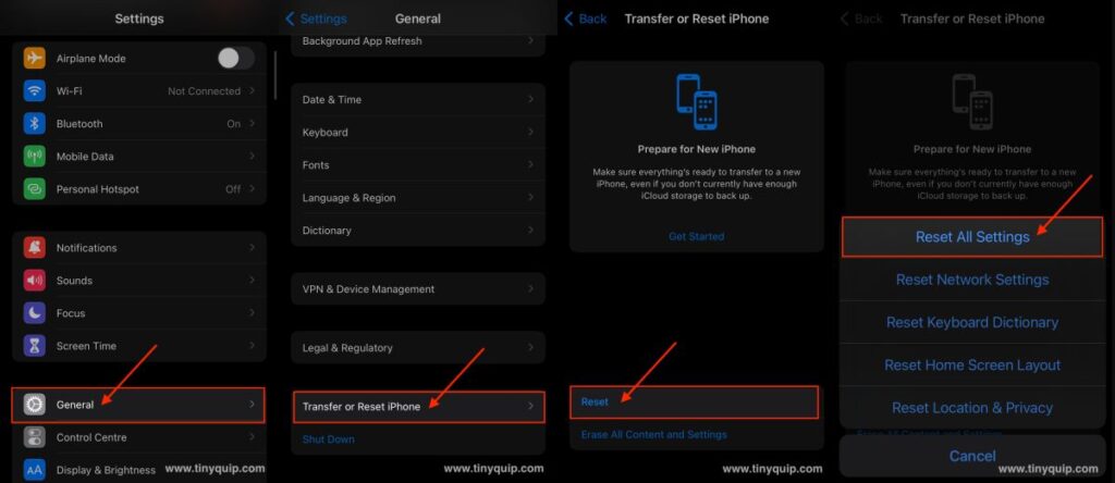 Reset your iPhone and iPad settings