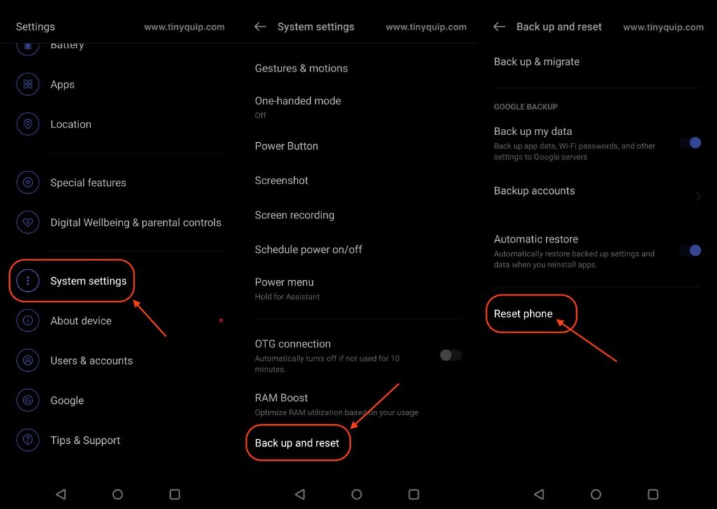 Reset your Android Phone to Factory Defaults