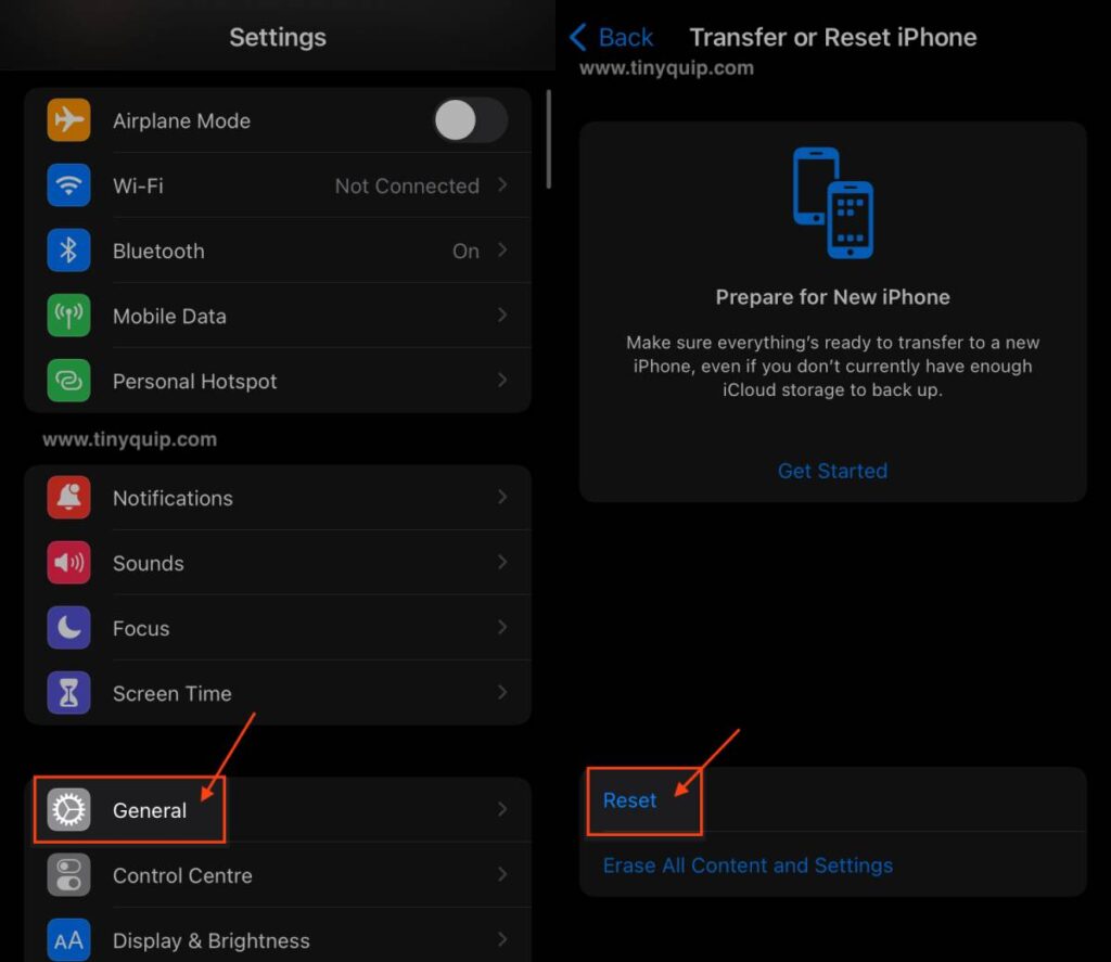 Factory Reset your iPhone and iPad