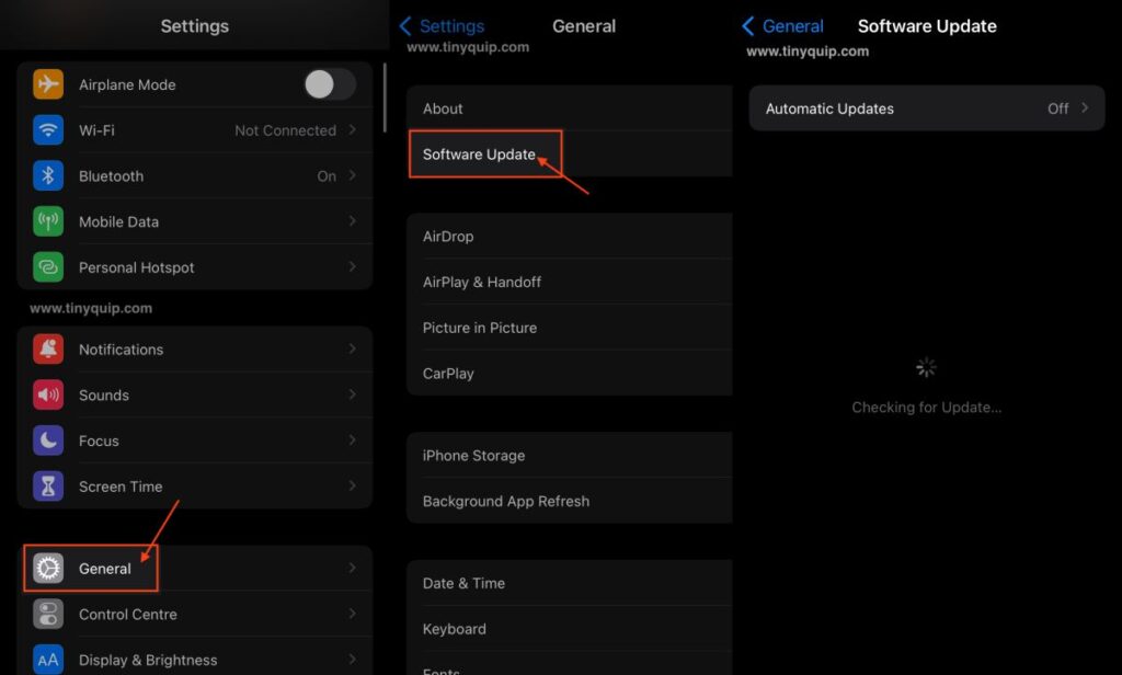 Software Update your iPhone