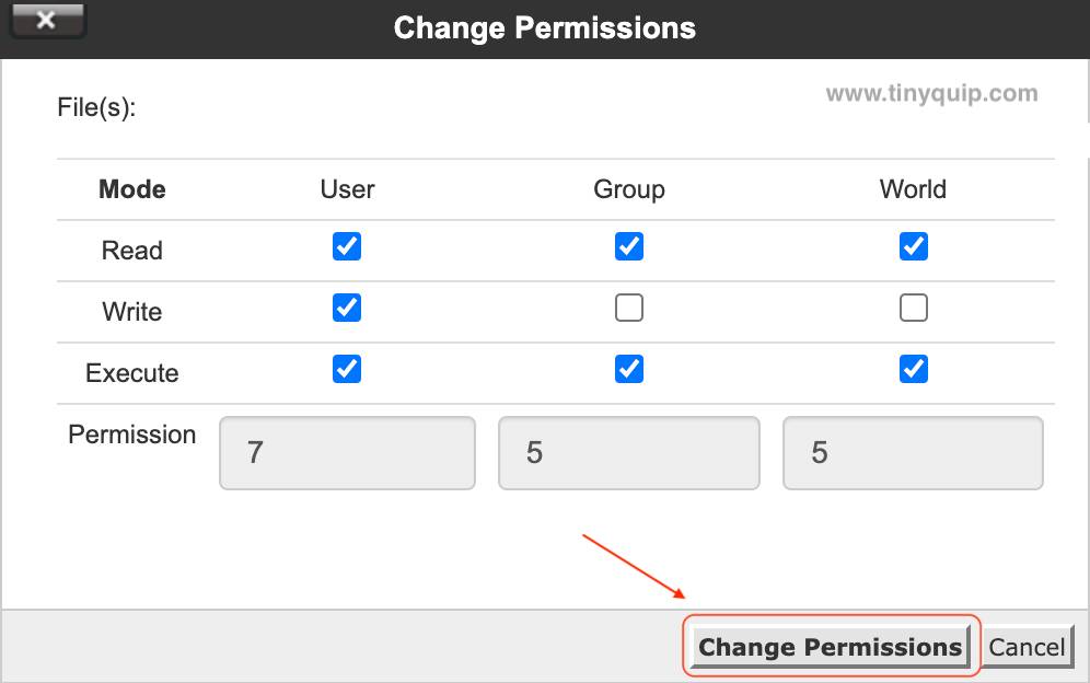 How to Change File Permissions on WordPress Website