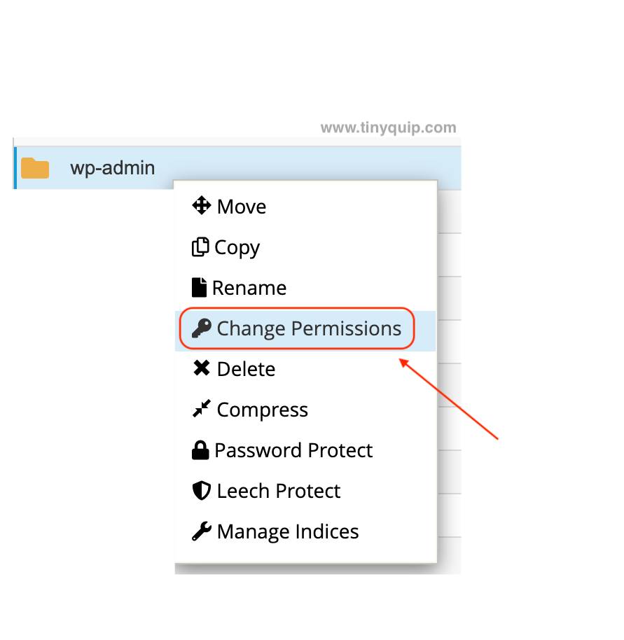 Change File Permissions on WordPress Website