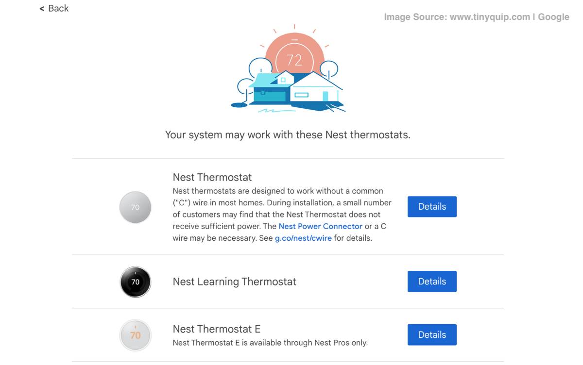 Google Nest Compatible Thermostats
