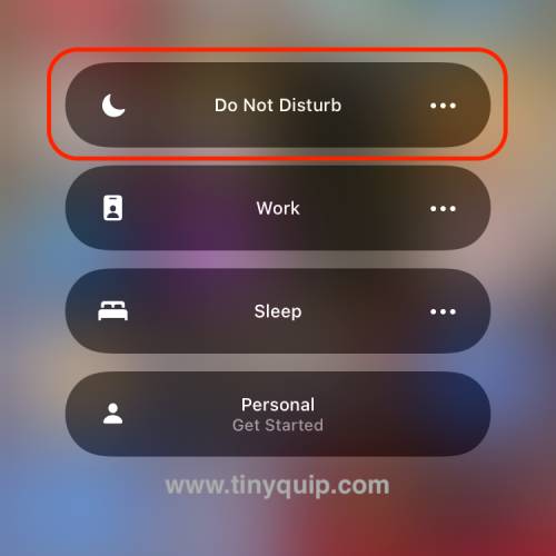 Do Not Disturb Mode