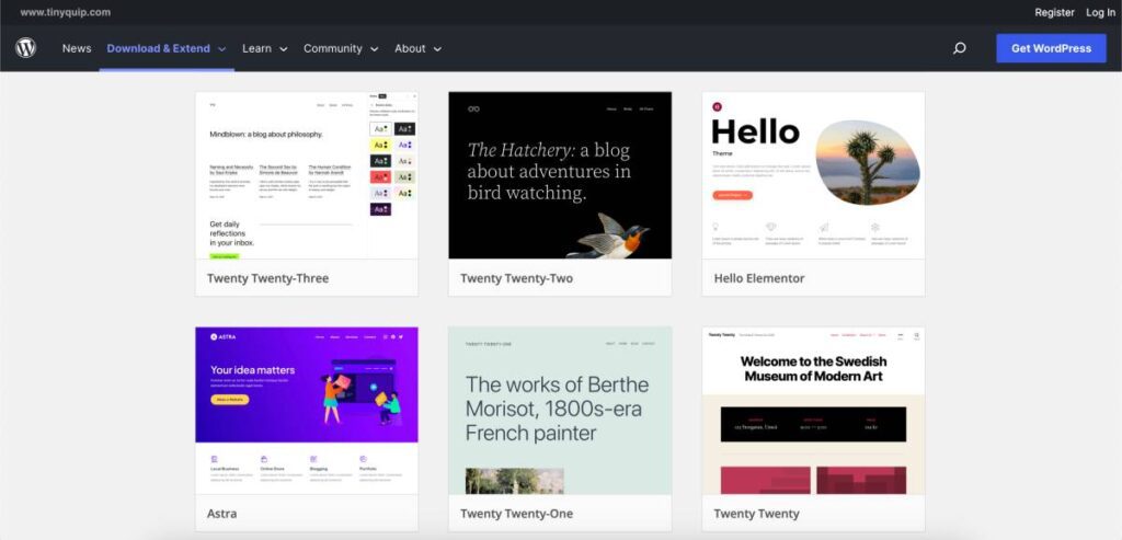 How to Download and Install WordPress Themes