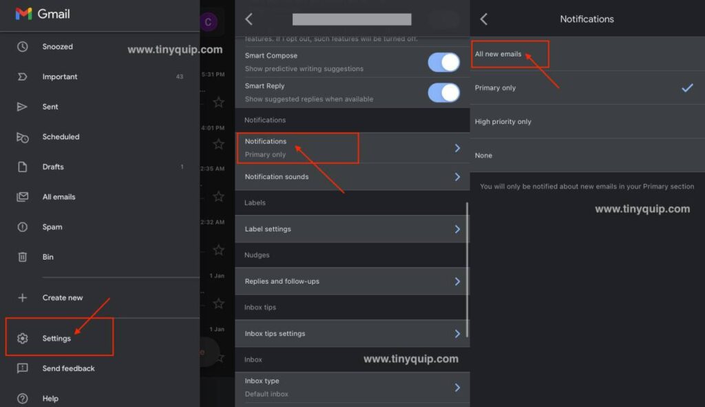 Enable Gmail Notifications on Android and iPhone