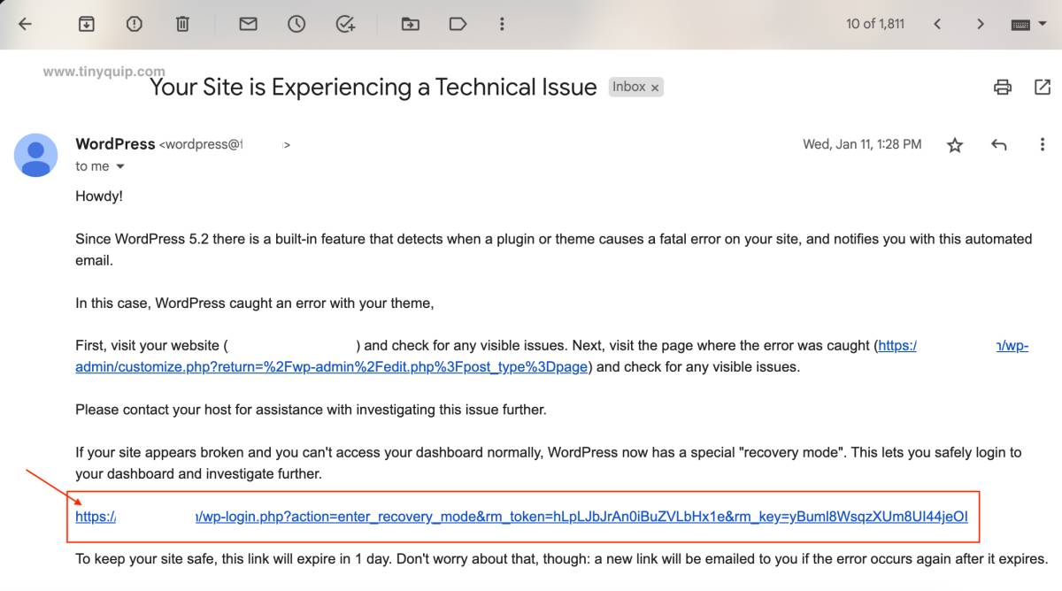 Solve Your Site is Experiencing a Technical Issue Error WordPress