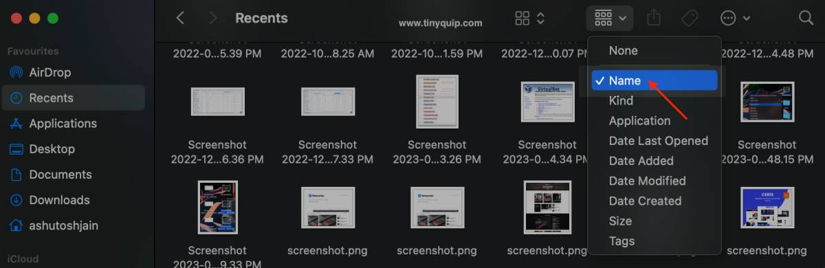 Regroup all screenshots before deleting them
