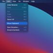 Show Clipboard History on MacBook
